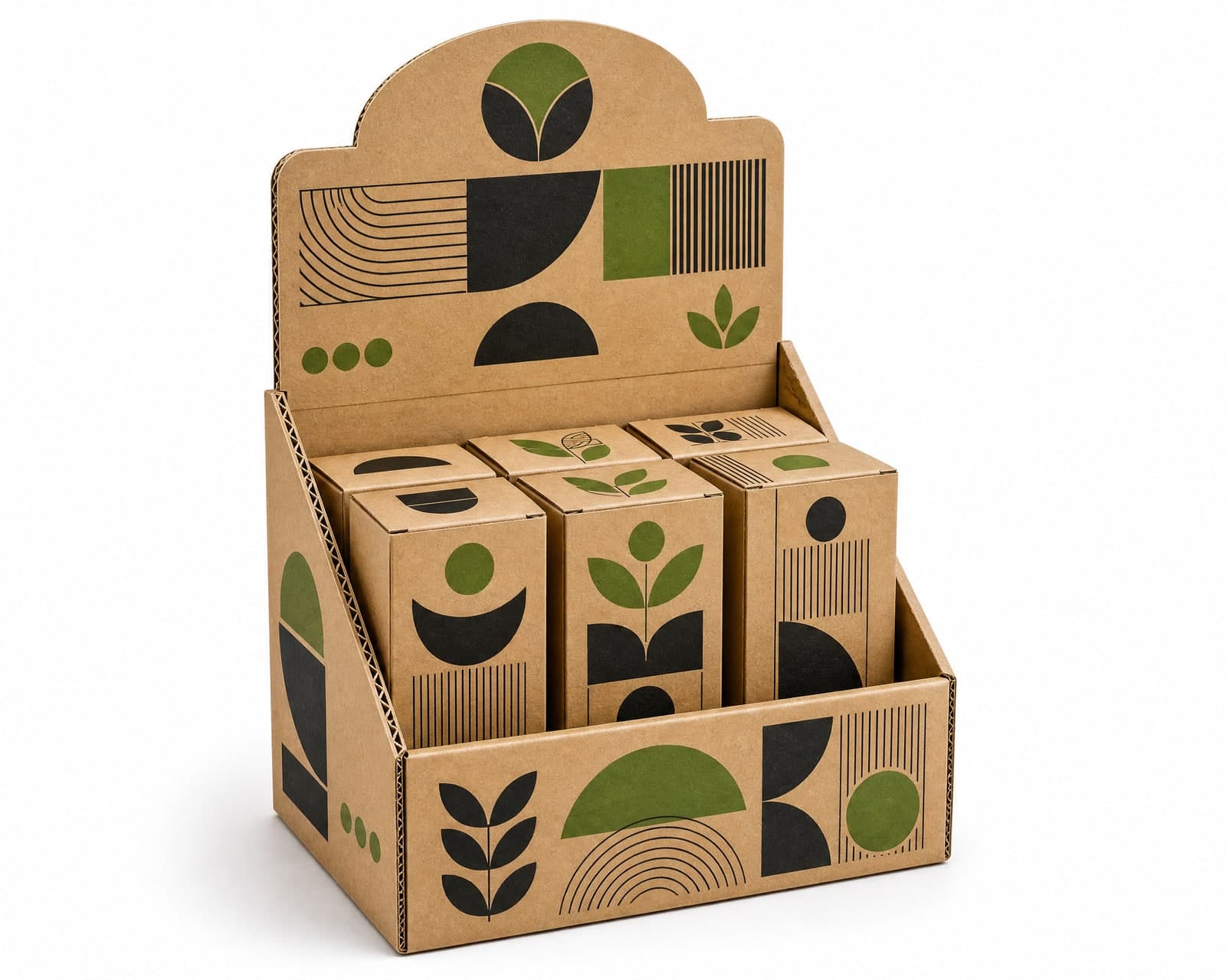 Retail-Ready Recycled Kraft Boxes
