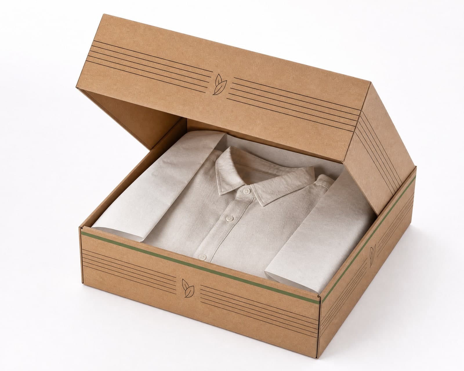 Kraft Luxury Shirt Boxes