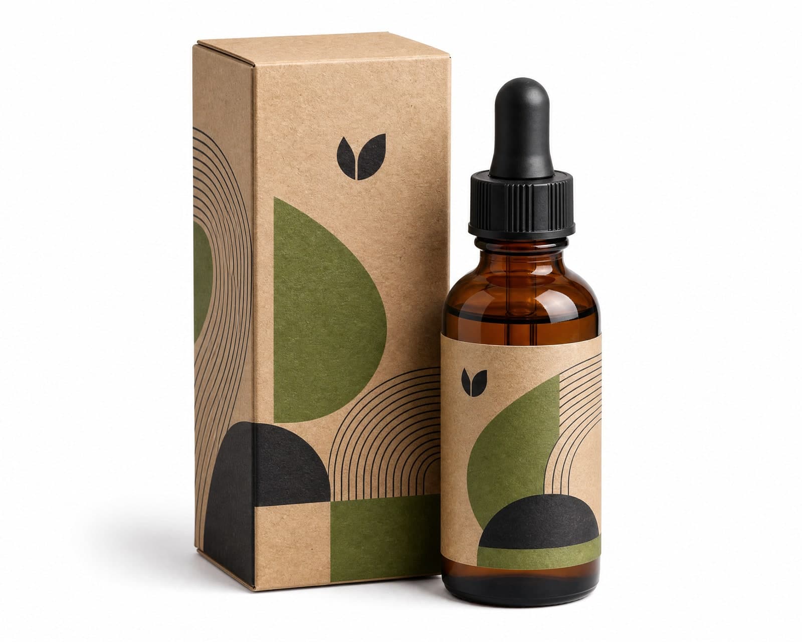 Kraft CBD Oil & Tincture Boxes