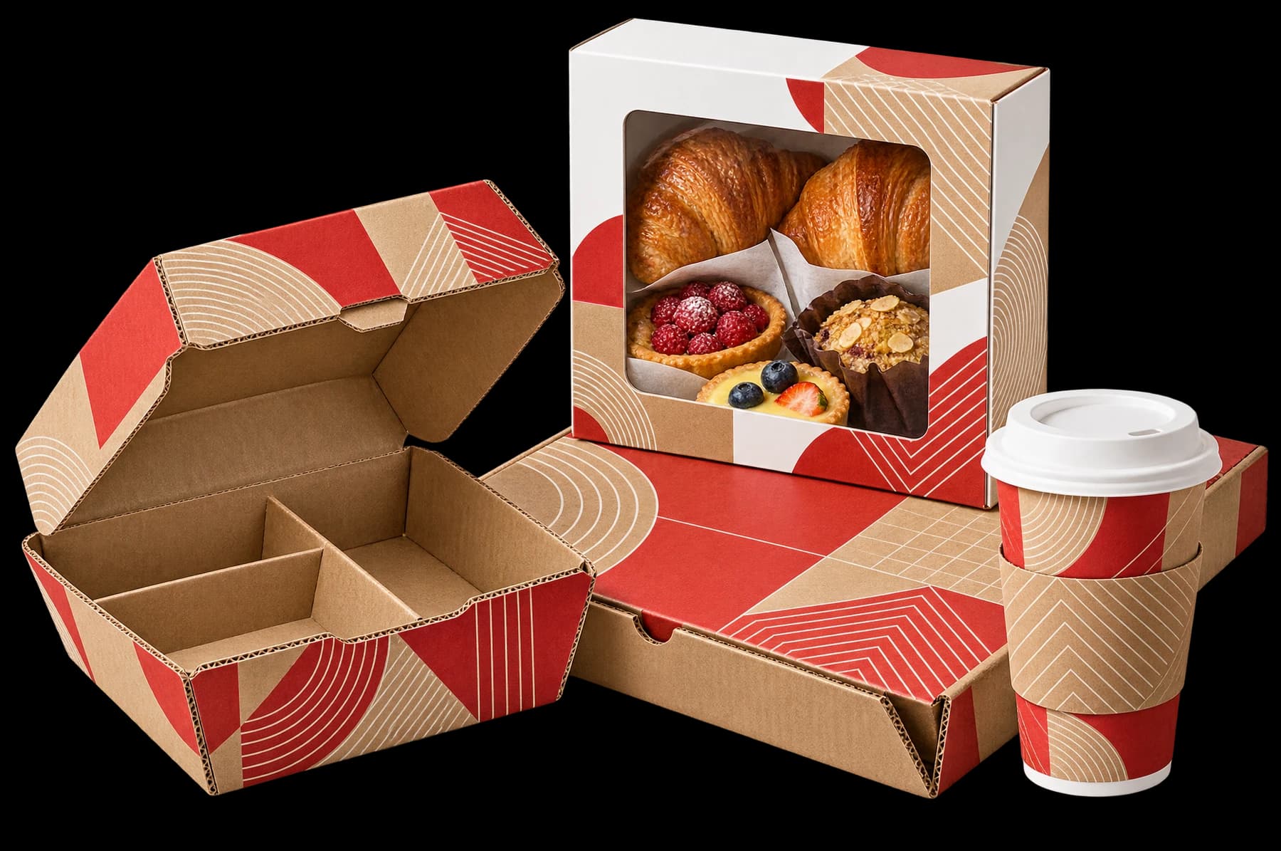 Custom food packaging example
