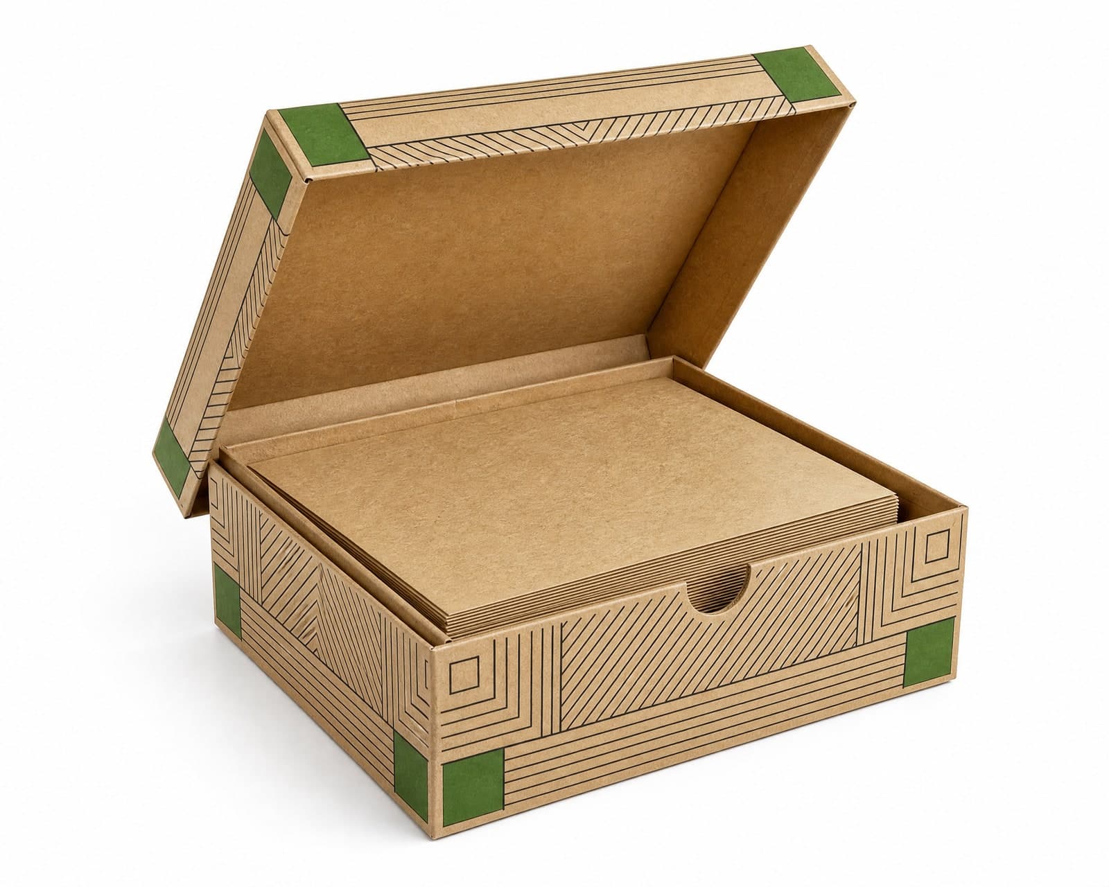 Kraft Stationery & Card Boxes